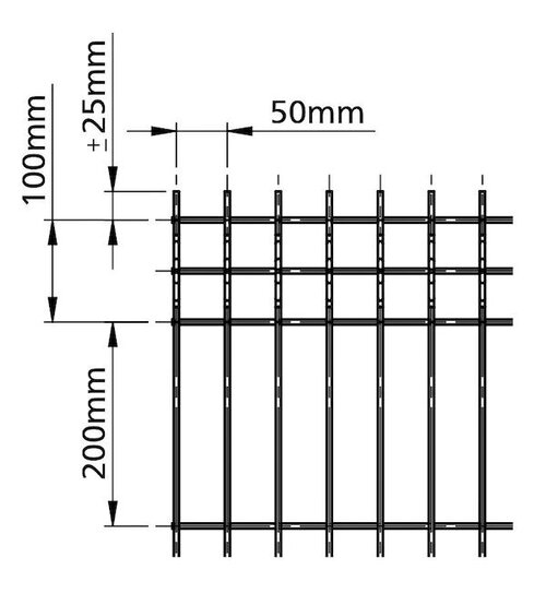 3D panelkerítés huzalozás 1